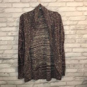 Eddie Bauer purple/white knit sweater size XL